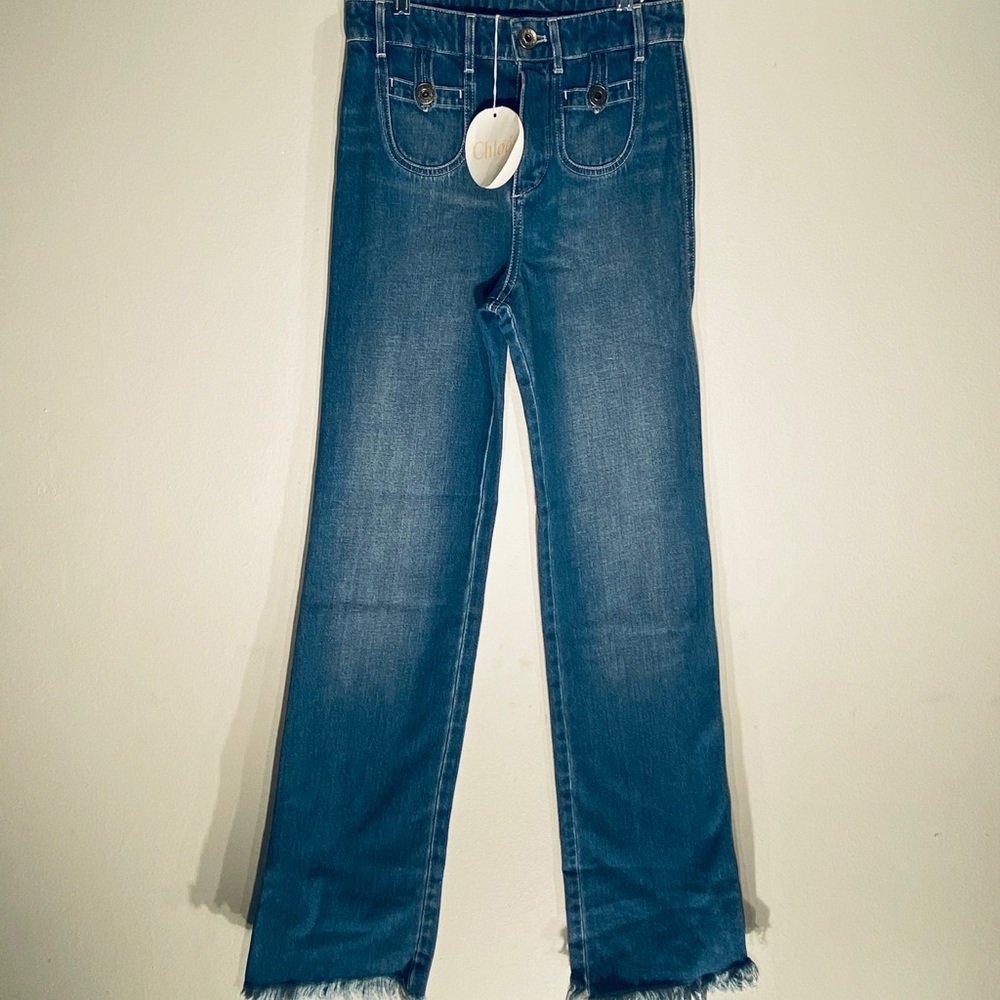CHLOE GorgeousStraight Leg Denim Pants**US 2 $1280 - Picture 6 of 16